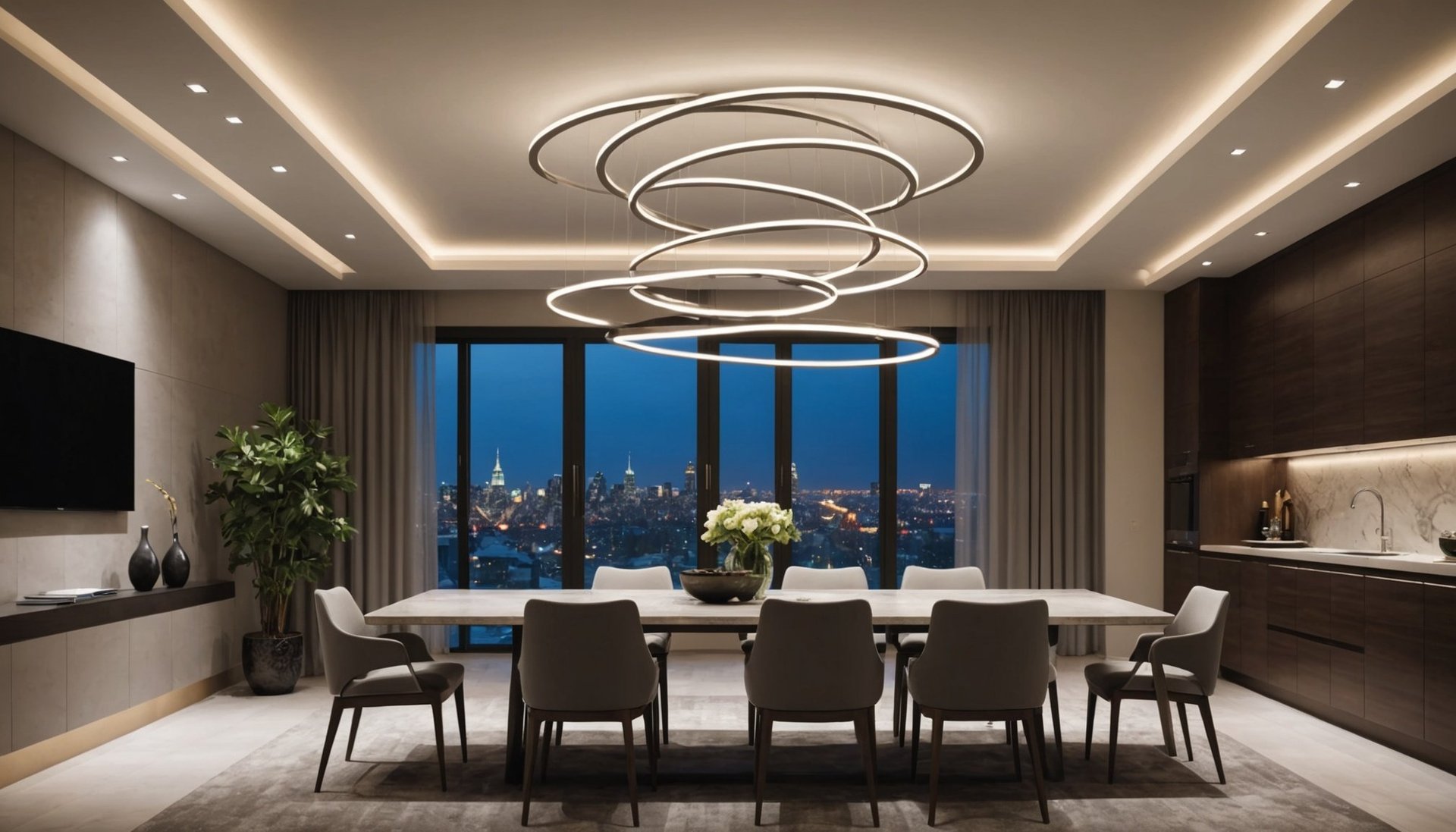 Lustres led design : illuminez votre intérieur avec style - Chezsoiparadis