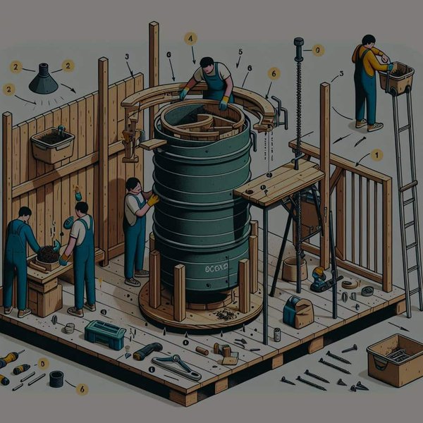 Comment fabriquer un composteur rotatif DIY pour un petit espace ?