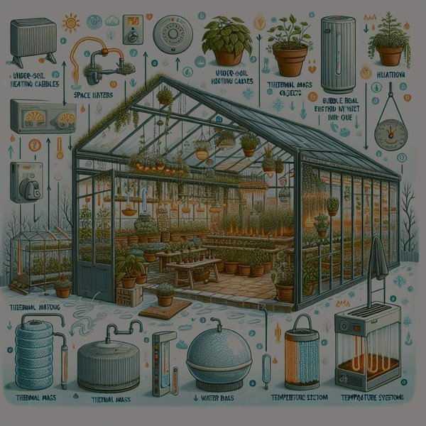 Quelles astuces pour maintenir une température constante dans une serre hivernale ?