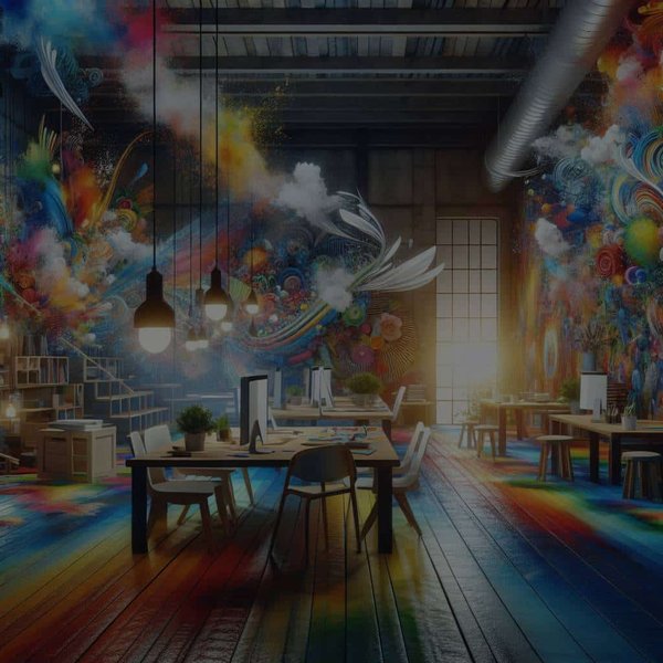 Quelles couleurs de peinture stimulantes pour un espace créatif?