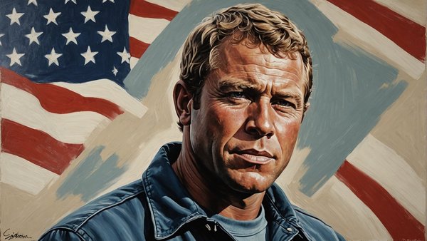 Tableau steve mcqueen : l'hommage ultime par bixhope art